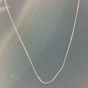 Goldtone S link chain necklace 30” long